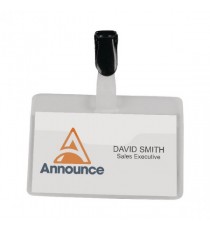 Security Name Badge 60x90mm Box25