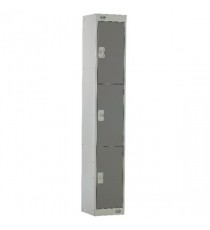 FF 3 Door Locker Dark Grey Door 300mm