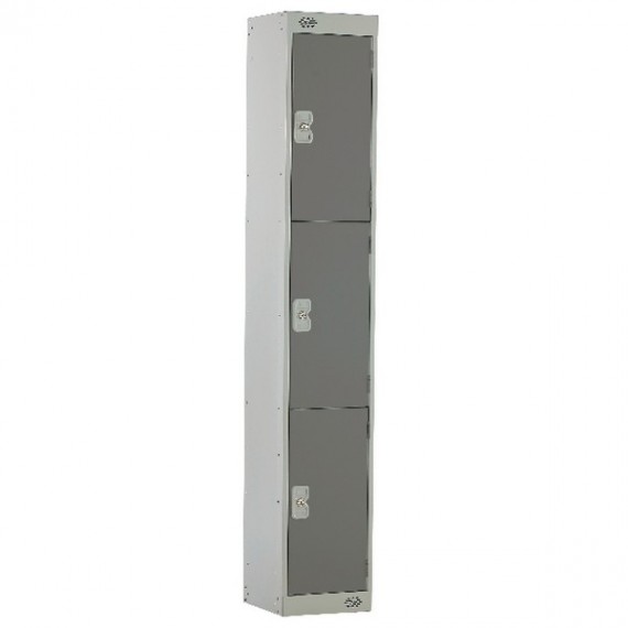 FF 3 Door Locker Dark Grey Door 300mm