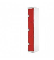 FF 3 Door Locker Red Door 300mm