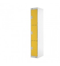 FF 3 Door Locker Yellow Door 300mm