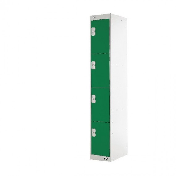 FF 4 Door Locker Green Door 300mm