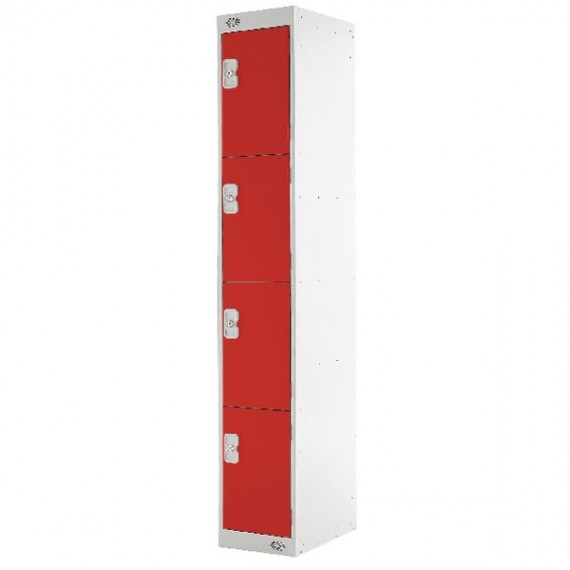 FF 4 Door Locker Red Door 300mm