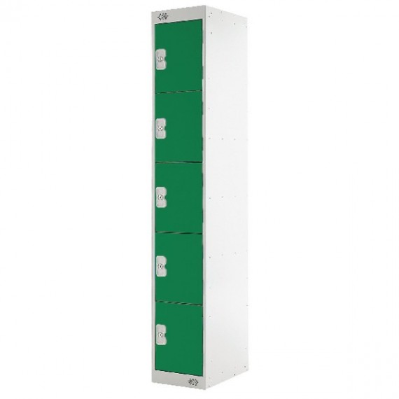FF 5 Door Locker Green Door 300mm