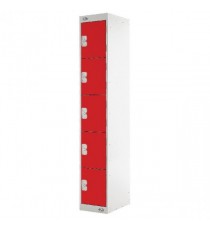 FF 5 Door Locker Red Door 300mm