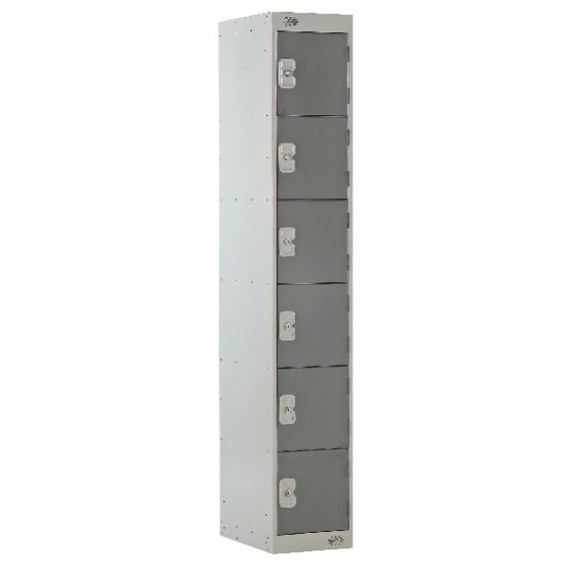 FF 6 Door Locker Dark Grey Door 300mm