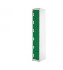 FF 6 Door Locker Green Door 300mm