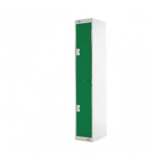 FF 2 Door Locker Green Door 450mm
