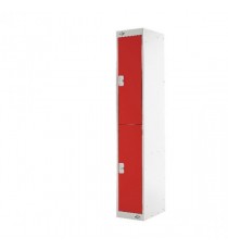 FF 2 Door Locker Red Door 450mm