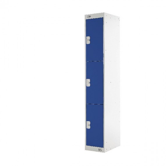 FF 3 Door Locker Blue Door 450mm