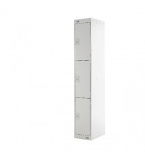 FF 3 Door Locker Light Grey Door 450mm