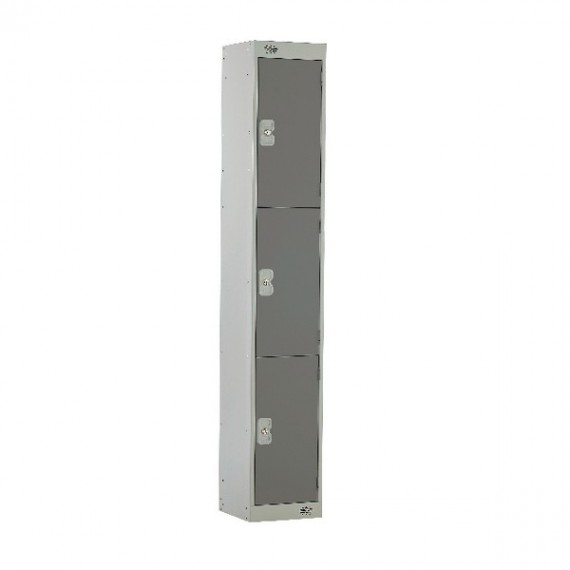 FF 3 Door Locker Dark Grey Door 450mm