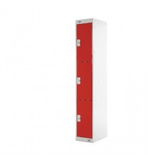 FF 3 Door Locker Red Door 450mm