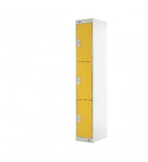 FF 3 Door Locker Yellow Door 450mm