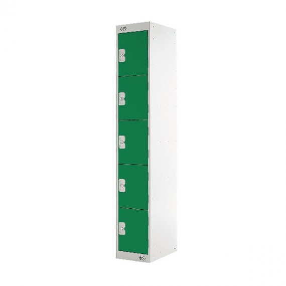 FF 5 Door Locker Green Door 450mm