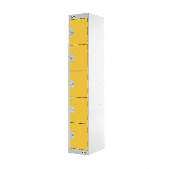 FF 5 Door Locker Yellow Door 450mm