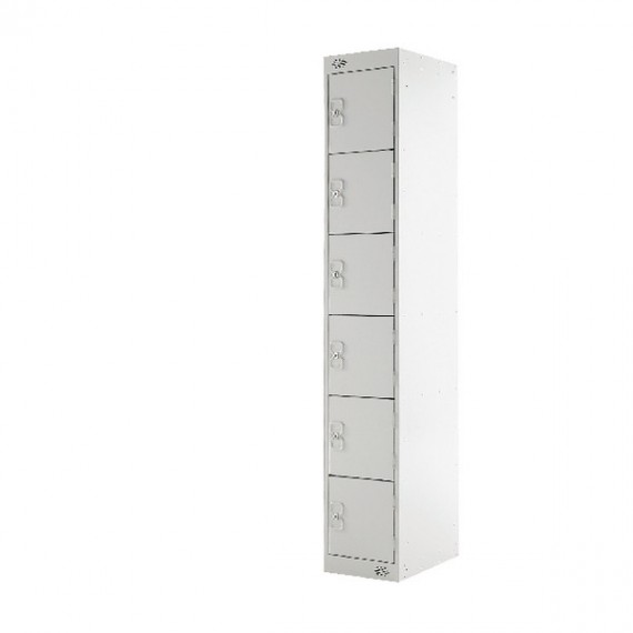 FF 6 Door Locker Light Grey Door 450mm