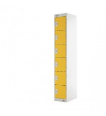 FF 6 Door Locker Yellow Door 450mm