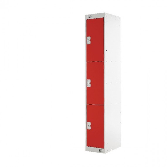 FF Express Locker 3 Door Red