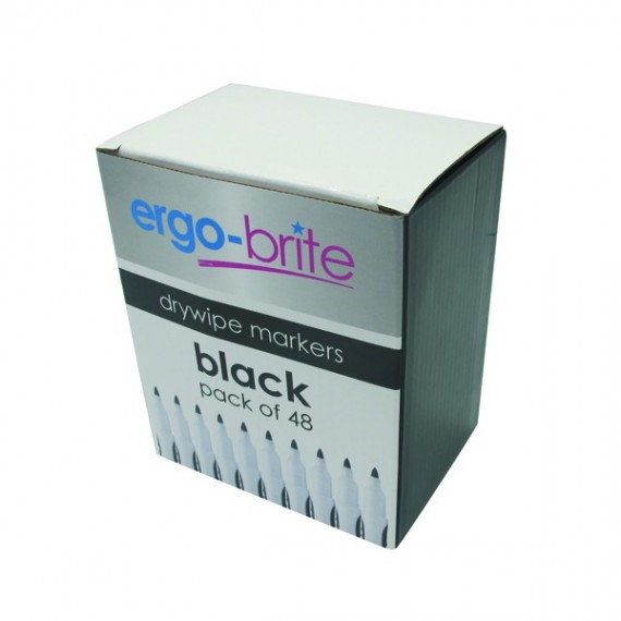 ErgoBrite Drywipe Mark Rubber Grip Black