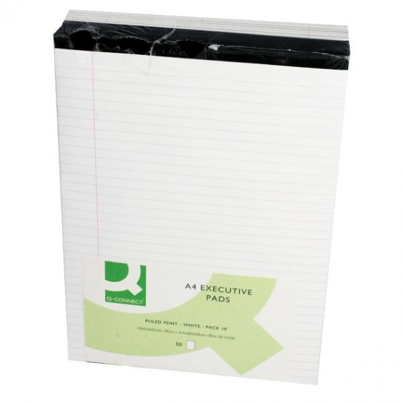 Q-Connect Executive Pad A4 White