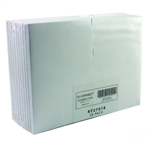 Q-Connect Scribble Pad 152x102 80Lf Pln