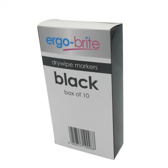 ErgoBrite Drywipe Mark Rubber Grip Black