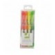 QConnect Liquid Ink HighlighterAsst Pk4
