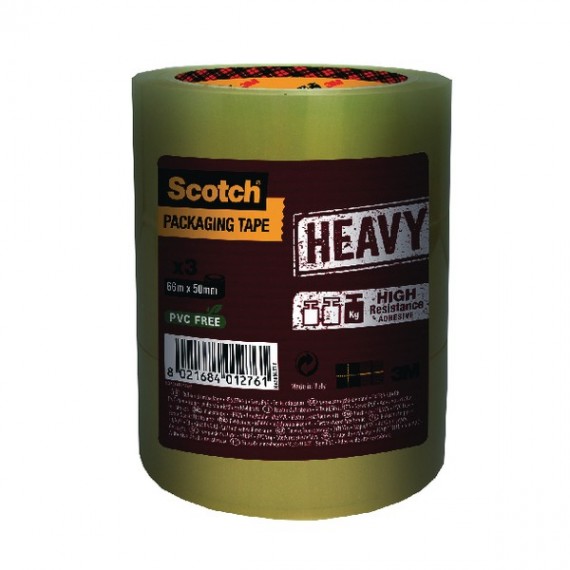 Scotch Clear 50mmx66m H/D Packing Tape