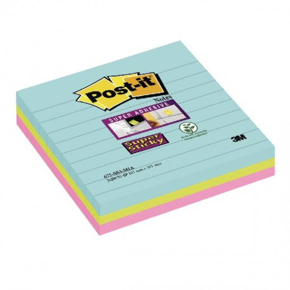 Post-it S/Sticky Miami XL 101mm Notes