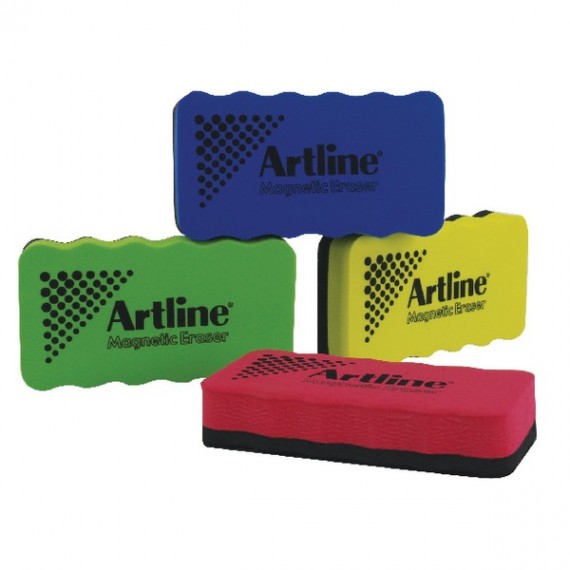 Artline Magnetic WhiteBrd Eraser Pk4 Ast