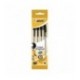 Bic Black Cristal Medium Ball Point Pk40