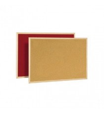 Bi-Office Memo Cork Board Red 600x900mm