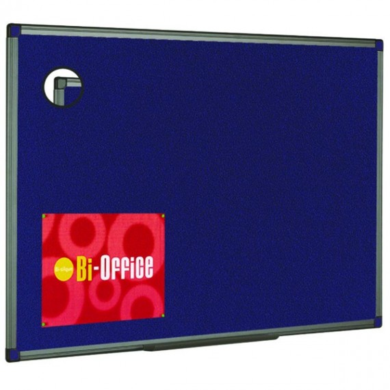 Bi-Office Blu FeltBoard 900x600 Alum Fin