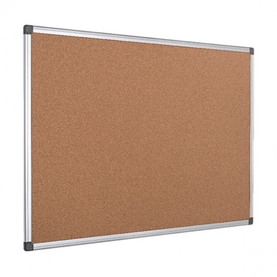 Bi-Office Cork Board 600x900 Alum Frame