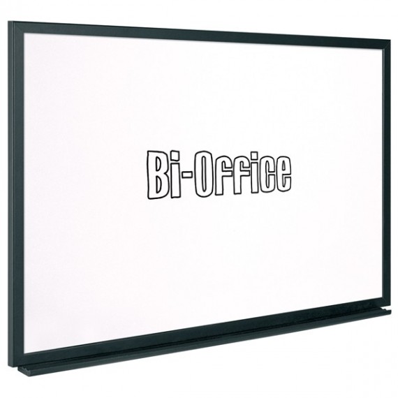 Bi-Office Whiteboard 600x450 Black Frame