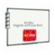Bi-Office Mag Whtbrd 1200x900mm Alum Fin