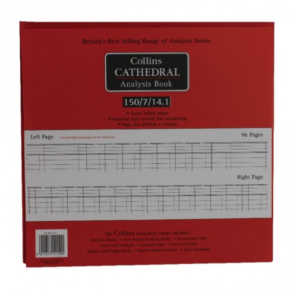 Cathedral Analysis Book 96pp 150/7/14.1