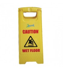 Safety Sign Folding Ylw Wet Flr Cnt
