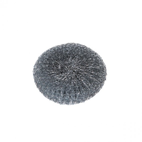 Galvanised Steel Scourer Med Silver Pk10