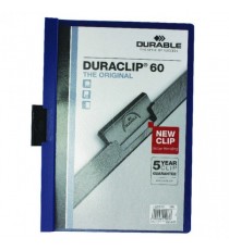 Durable Dk.Blue A4 Duraclip 6mm File