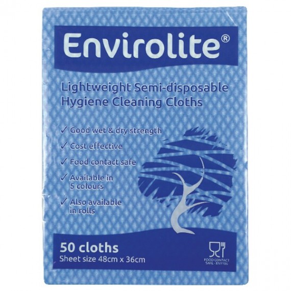 Envirolite L/W Blue 480x360mm Cloths