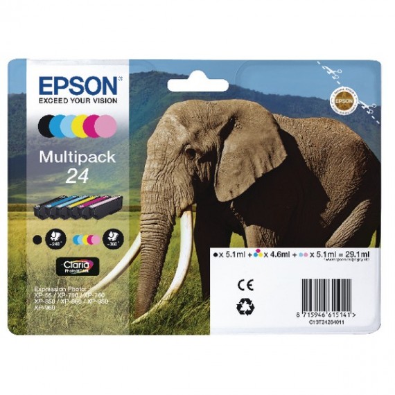 Epson 24 6-Colour Ink Multipack T2428