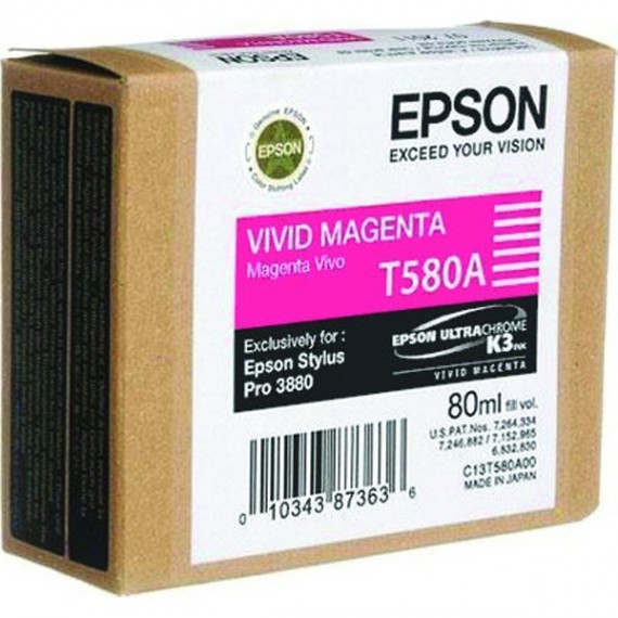 Epson T580A00 Magenta Inkjet Cartridge
