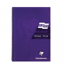 Europa Purple A5 Notebook 180 Page 5813Z