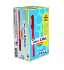 Papermate Inkjoy 100 Red Stick Ball Pk50