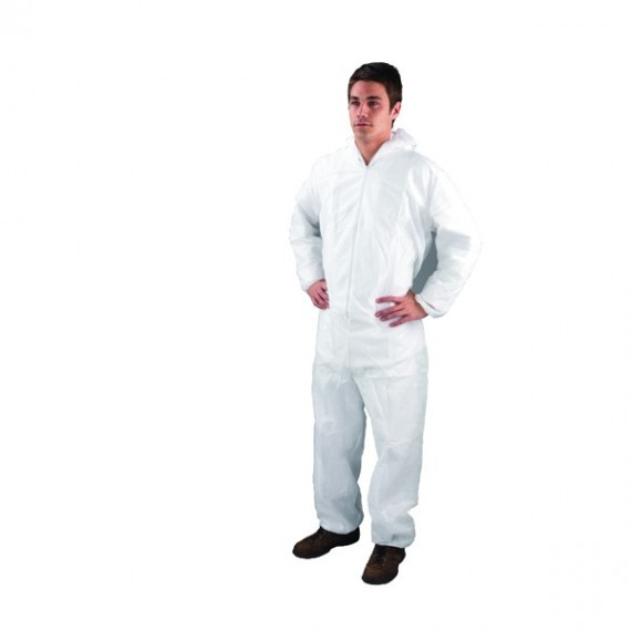 HPC XXL White Non-Woven Coverall DC03