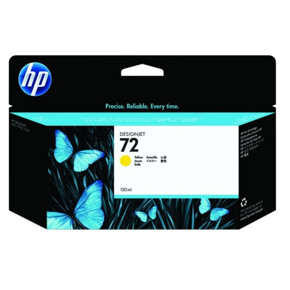 HP 72 Inkjet Cart HY Ylw C9373A