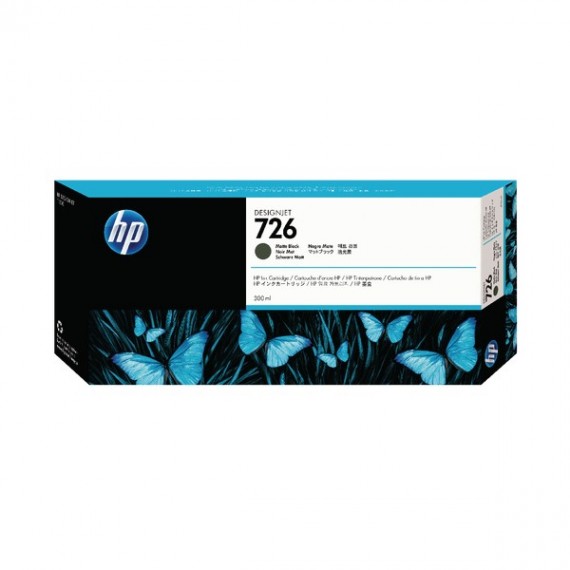 HP 726 Black DesignJet Inkjet Cartridge