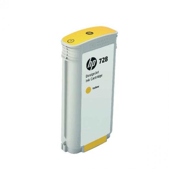 HP 728 Yellow DesignJet Cartridge F9J65A